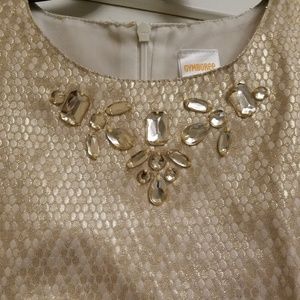 🌸 Gold metallic dress